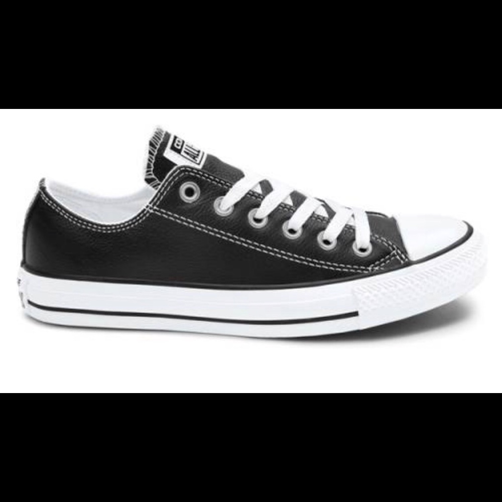 Converse All Stars in black leather